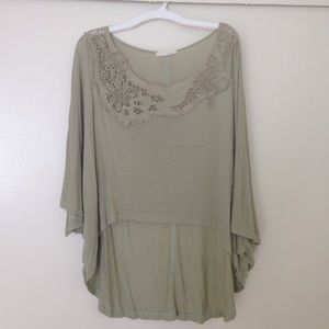 Boho Poncho top, flowy and sweet 🍃🌿🌱