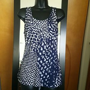 Soft tunic-length tank