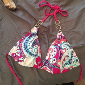 Patterned Bikini Top
