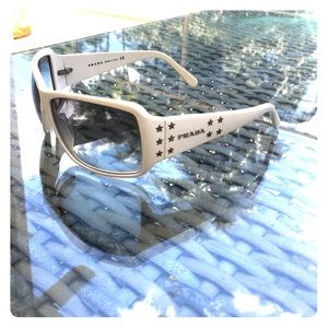 White Prada sunglasses