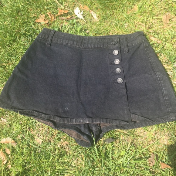 BDG skort dark gray almost black