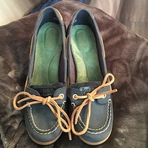 Sperry Womens Top-Sider Goldfish Wedge Pump Size 7