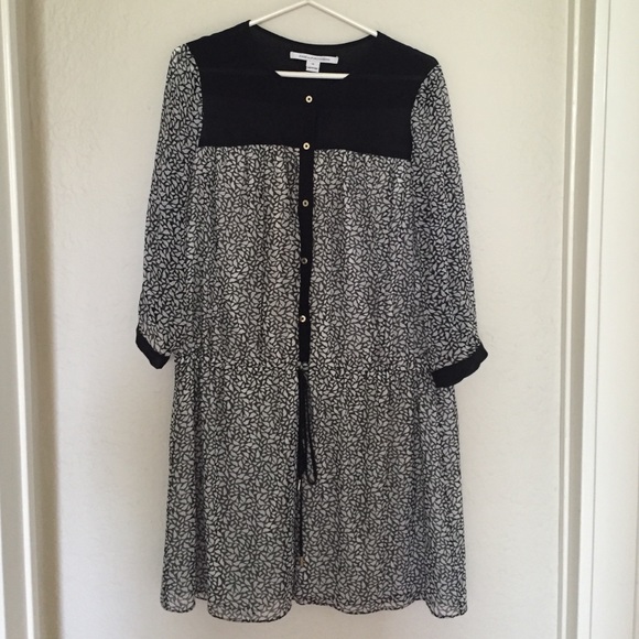 DVF Lip Print Dress