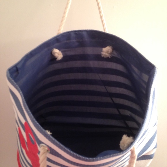 NWT, Nautical Beach Tote Bag - Picture 3 of 4