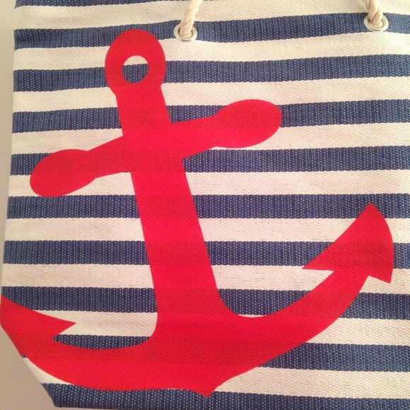 NWT, Nautical Beach Tote Bag - Picture 4 of 4