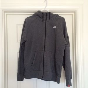 Men's Large Grey Nike Hoodie