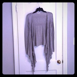 Boho light gray cardigan from Nordstrom