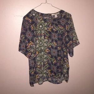 Glass stained blouse