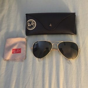 Original 58mm Polarized Ray Ban Aviators