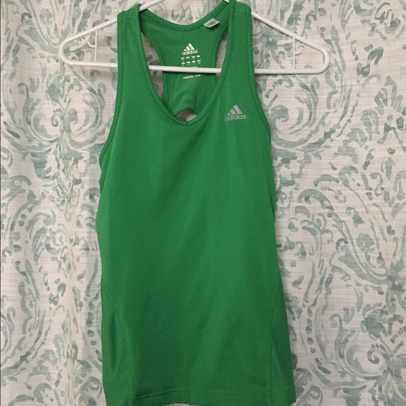 Adidas cut out back workout top