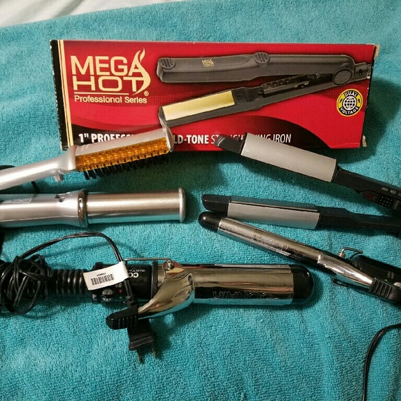 (SOLD) Curling irons/straighteners Bundle read