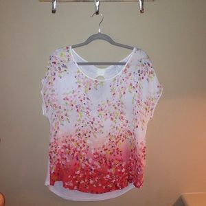 Flowered Lauren Conrad blouse