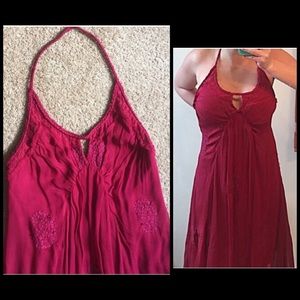 NWOT Chelsea & Violet burgundy dress