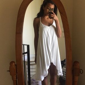 White Flowy Windsor Dress