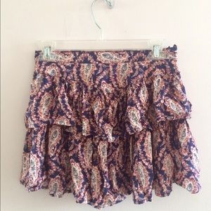 Short flowy skirt