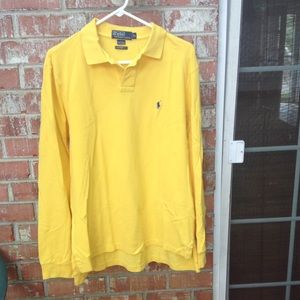 Polo Men's Long Yellow Shirt