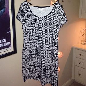 Black and white dress