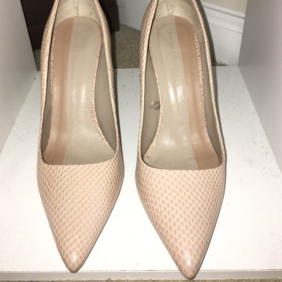 Zara nude heels