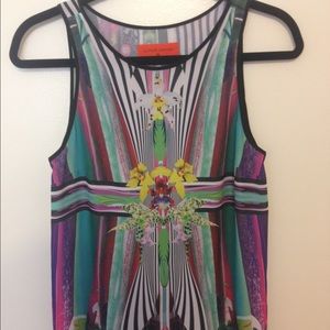 Clover canyon split back tank top
