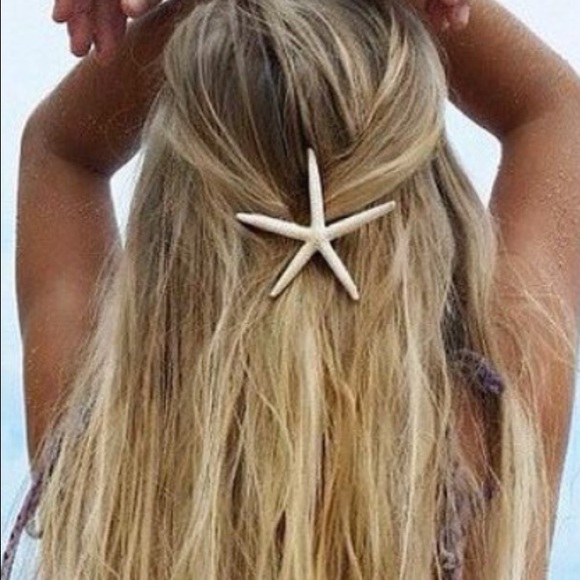 Star fish hair clips