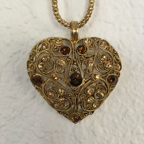 🆕Bronze Heart Pendant Necklace