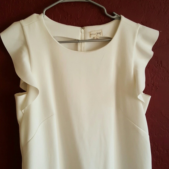 WHITE/IVORY COCKTAIL DRESS - Picture 2 of 4
