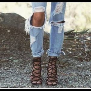 Lace Up Heels From Forever 21