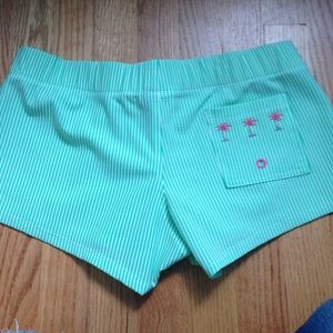 Palm tree swim shorts