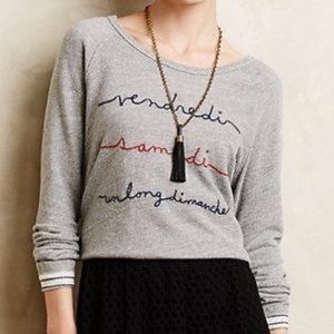 Anthropologie Longhand Pullover