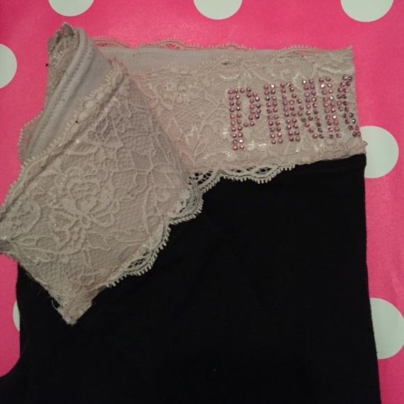 PINK Crop Yoga Bottoms