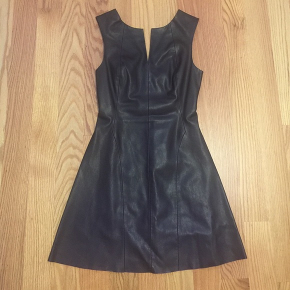 Zara Faux Leather Dress