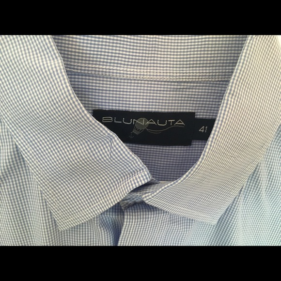 Blunauta Mens size 41 dress shirt. Great quality!
