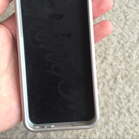 iPhone 5/5s silver-glitter 2 piece case - Picture 4 of 4