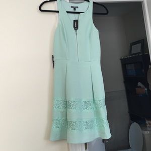 Tiffany blue dress from Express