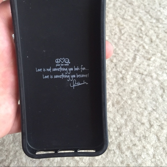 iPhone 5/5s Peace love world rubber case - Picture 4 of 4