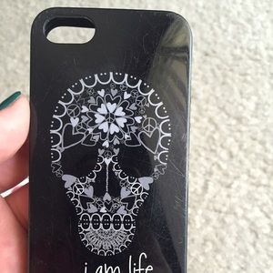 iPhone 5/5s Peace love world rubber case