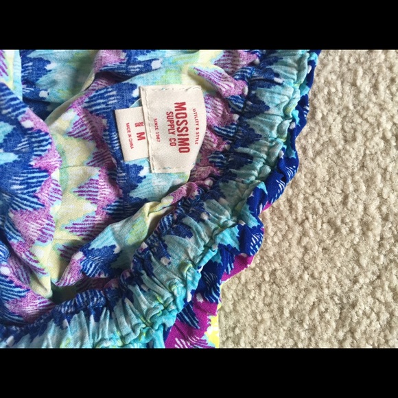 Multi colored strapless maxi - Picture 3 of 3