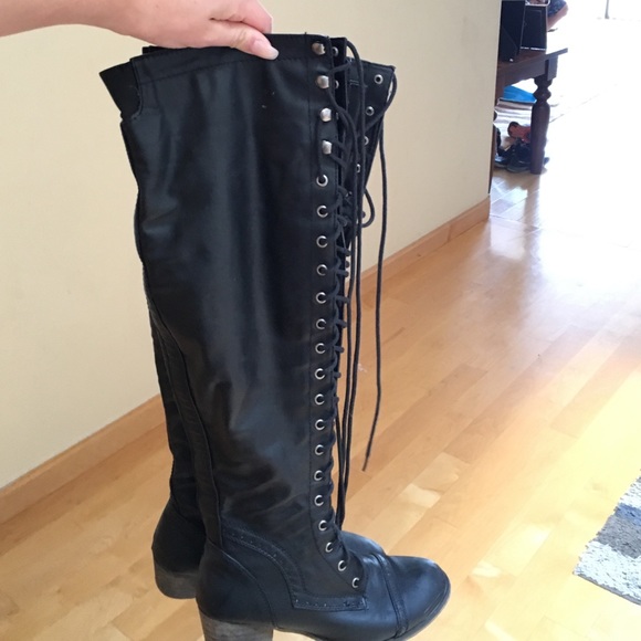 Knee/Thigh high lace up boots