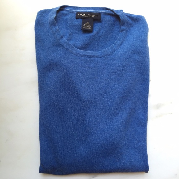 Banana Republic Luxury Blend Blue Sweater