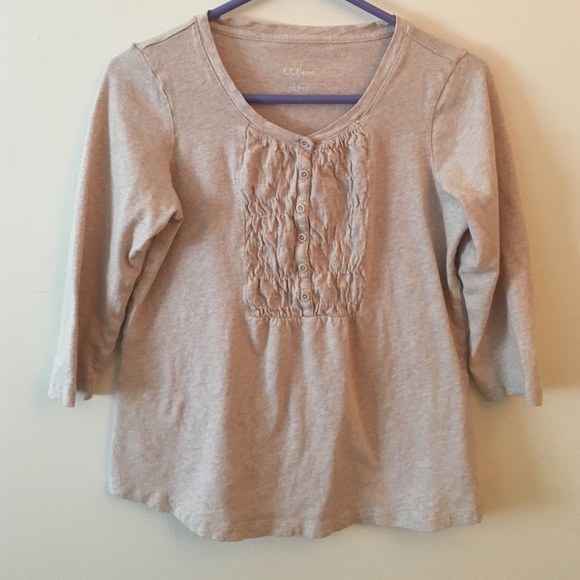 L.L. Bean 3/4 Sleeve shirt