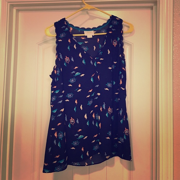 Anthropologie Maeve Turtle Tank