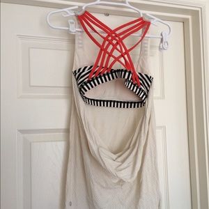 Open Back Striped Lulu Top