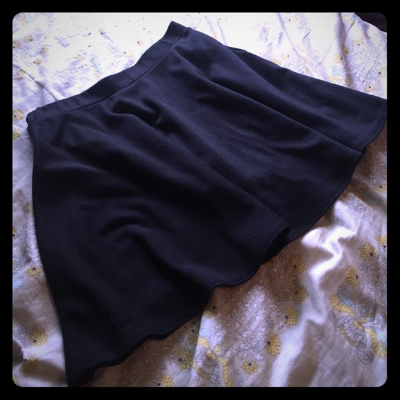 High waisted skater skirt