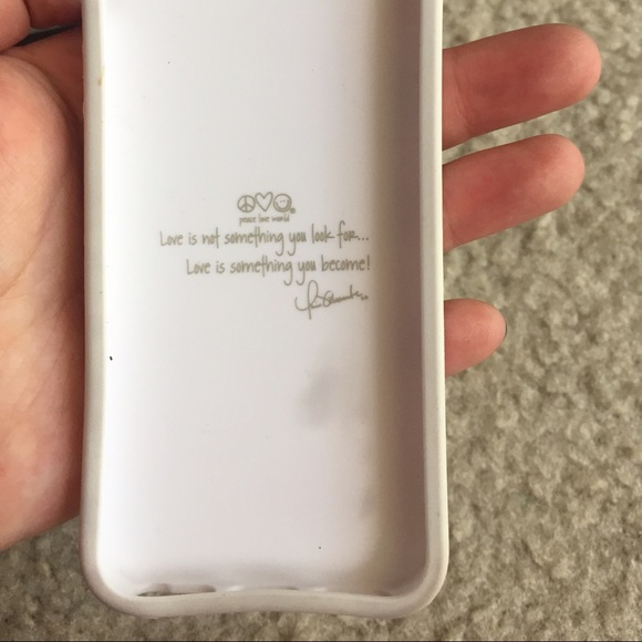 iPhone 5/5s Peace love world rubber case - Picture 4 of 4