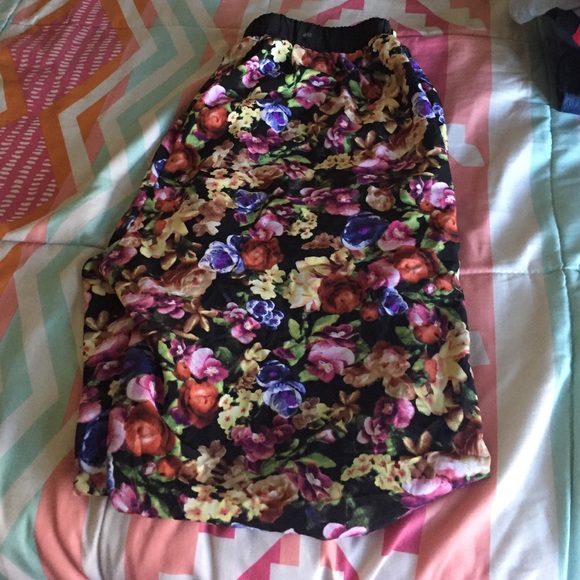 Floral Parachute Pants - Picture 1 of 4