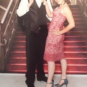 Vintage lace sheath dress