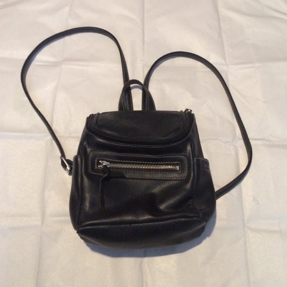 tiny black backpack
