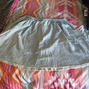 Jean colored Skirt