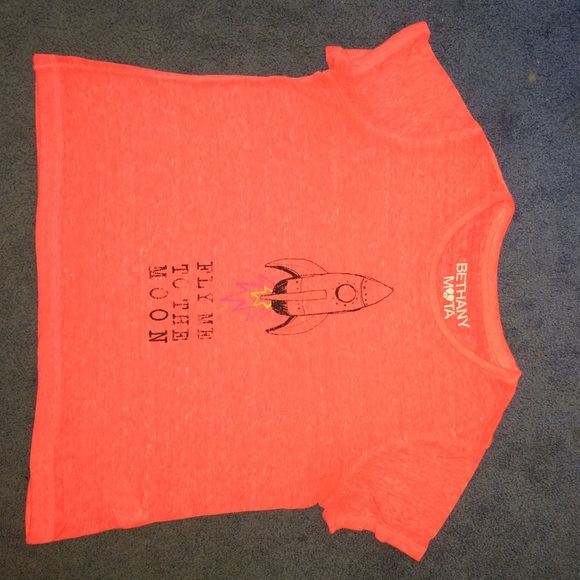 Bethany Mota "FLY ME TO THE MOON" graphic tee