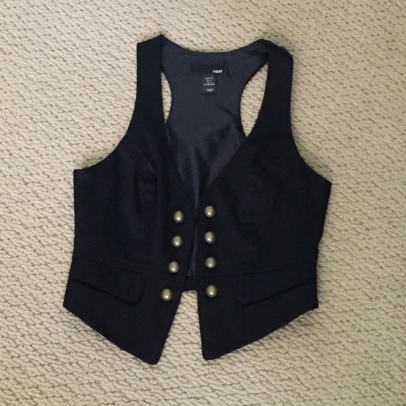 Black Studded Vest - Picture 1 of 2